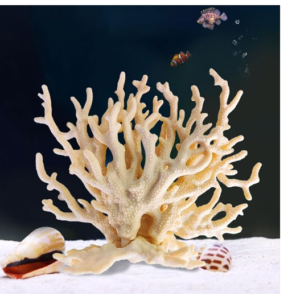 Decorações de coral de resina artificial